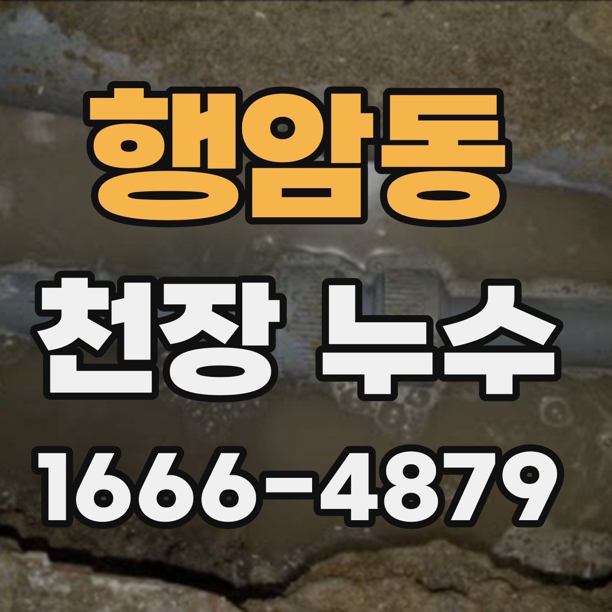 행암동 천장 누수 천장 도배가 울고 처지면 의심해야 합니다