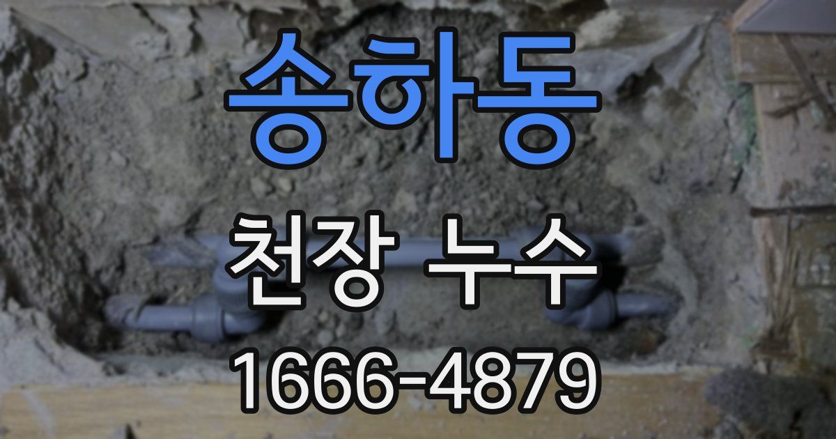 송하동 천장 누수