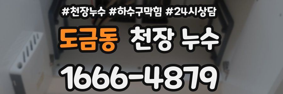 도금동 천장 누수