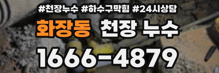 화장동 천장 누수