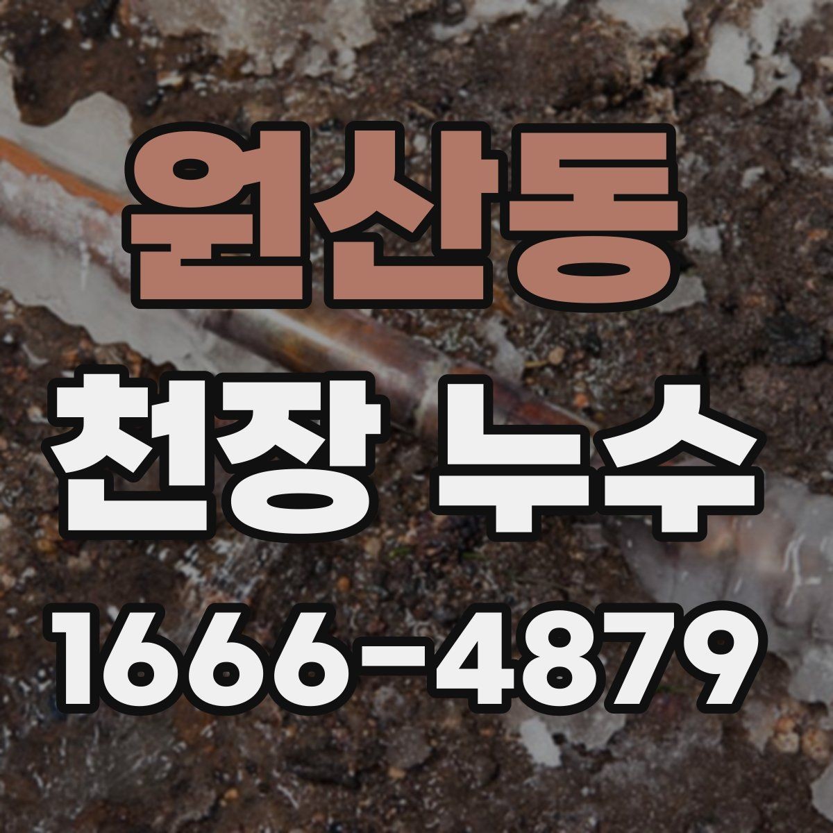 원산동 천장 누수 장마철에만 생기는 물자국 원인 정리