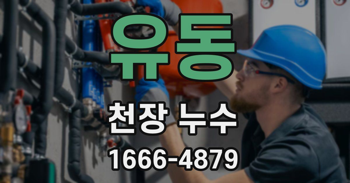 유동 천장 누수