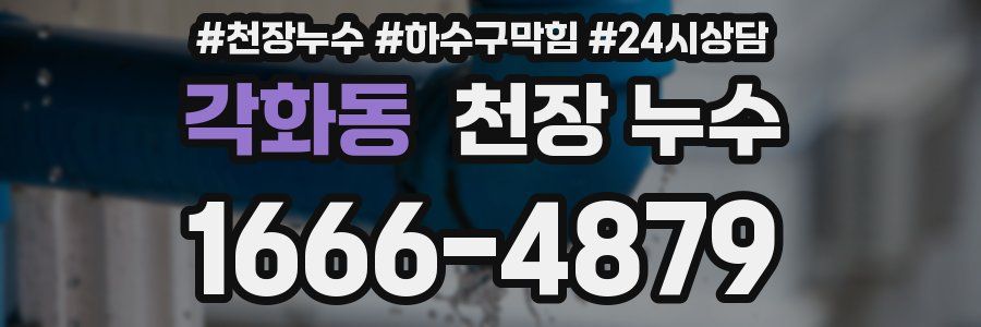 각화동 천장 누수