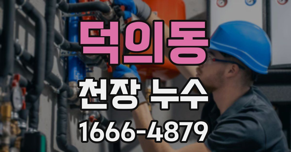 덕의동 천장 누수