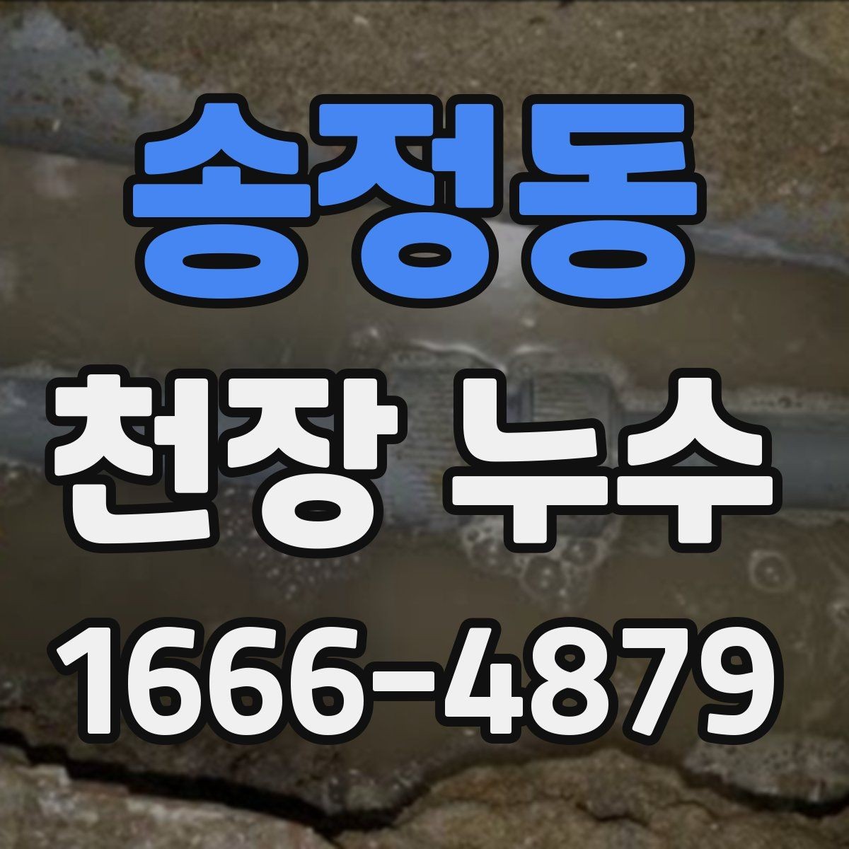 송정동 천장 누수 생기는 피해를 줄이는 현실적인 방법