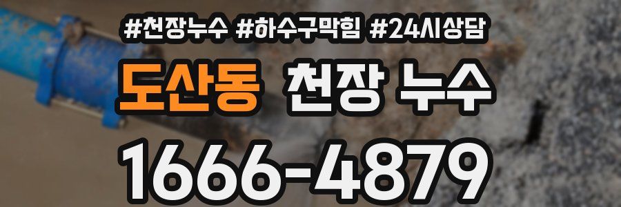 도산동 천장 누수