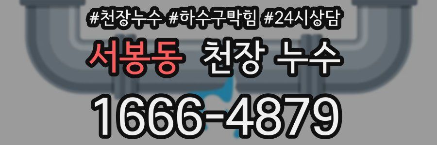 서봉동 천장 누수