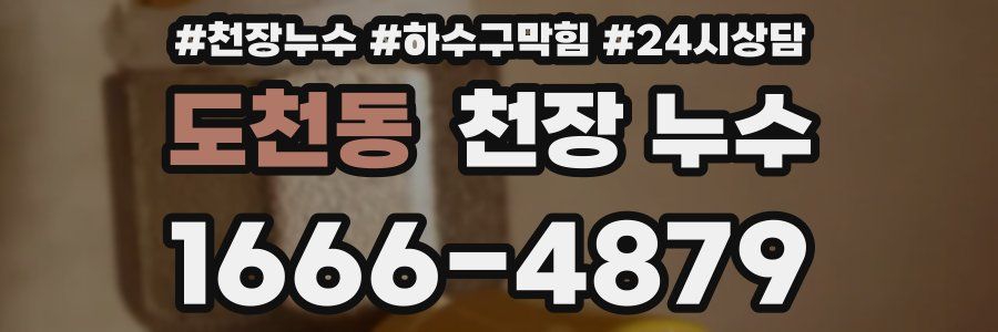 도천동 천장 누수