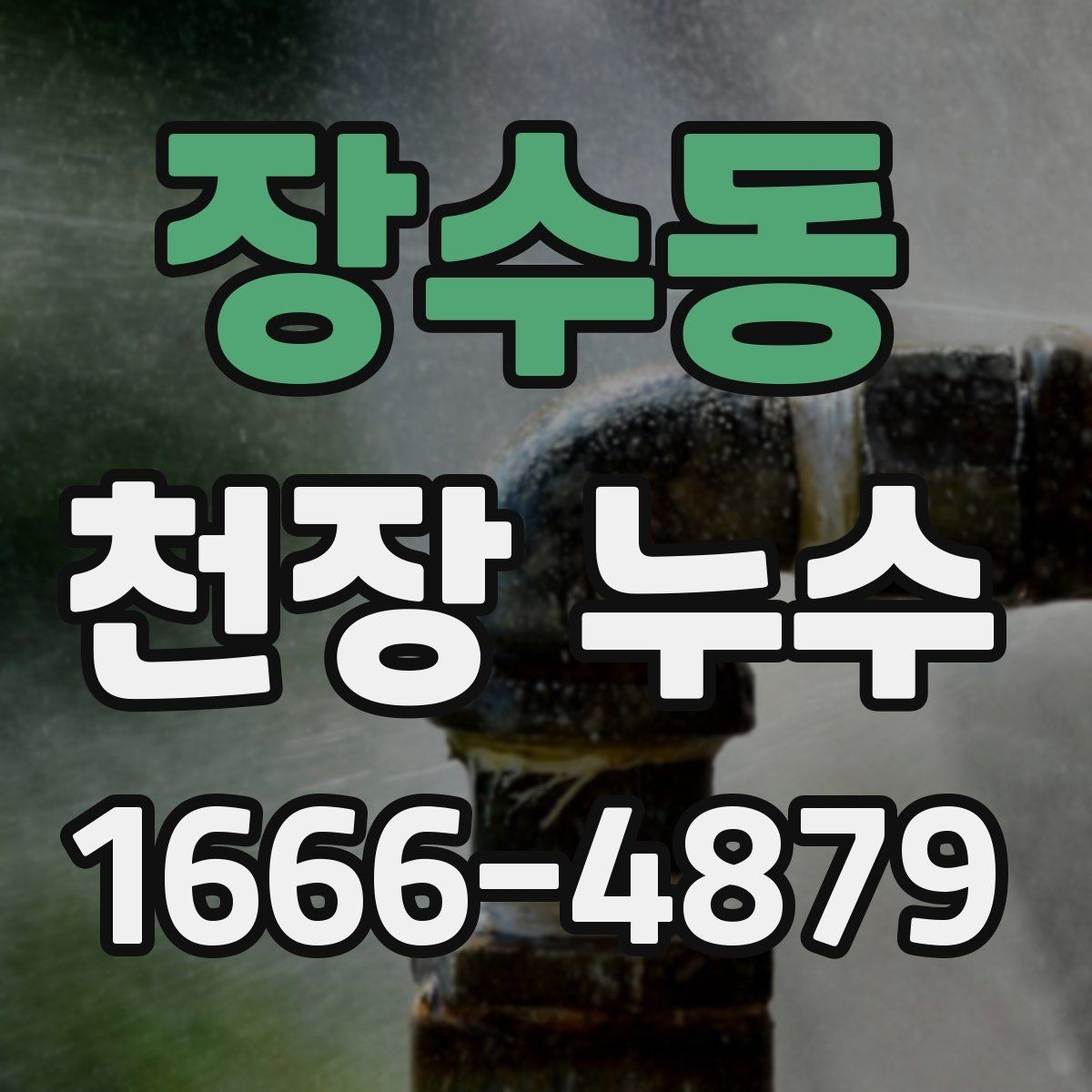 장수동 천장 누수 배수 트랩 문제로 천장 누수처럼 보일 때