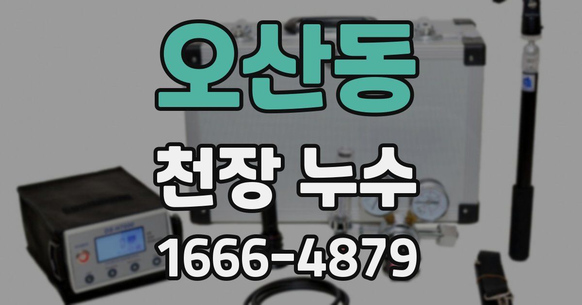 오산동 천장 누수