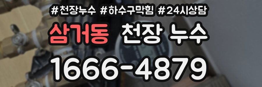 삼거동 천장 누수