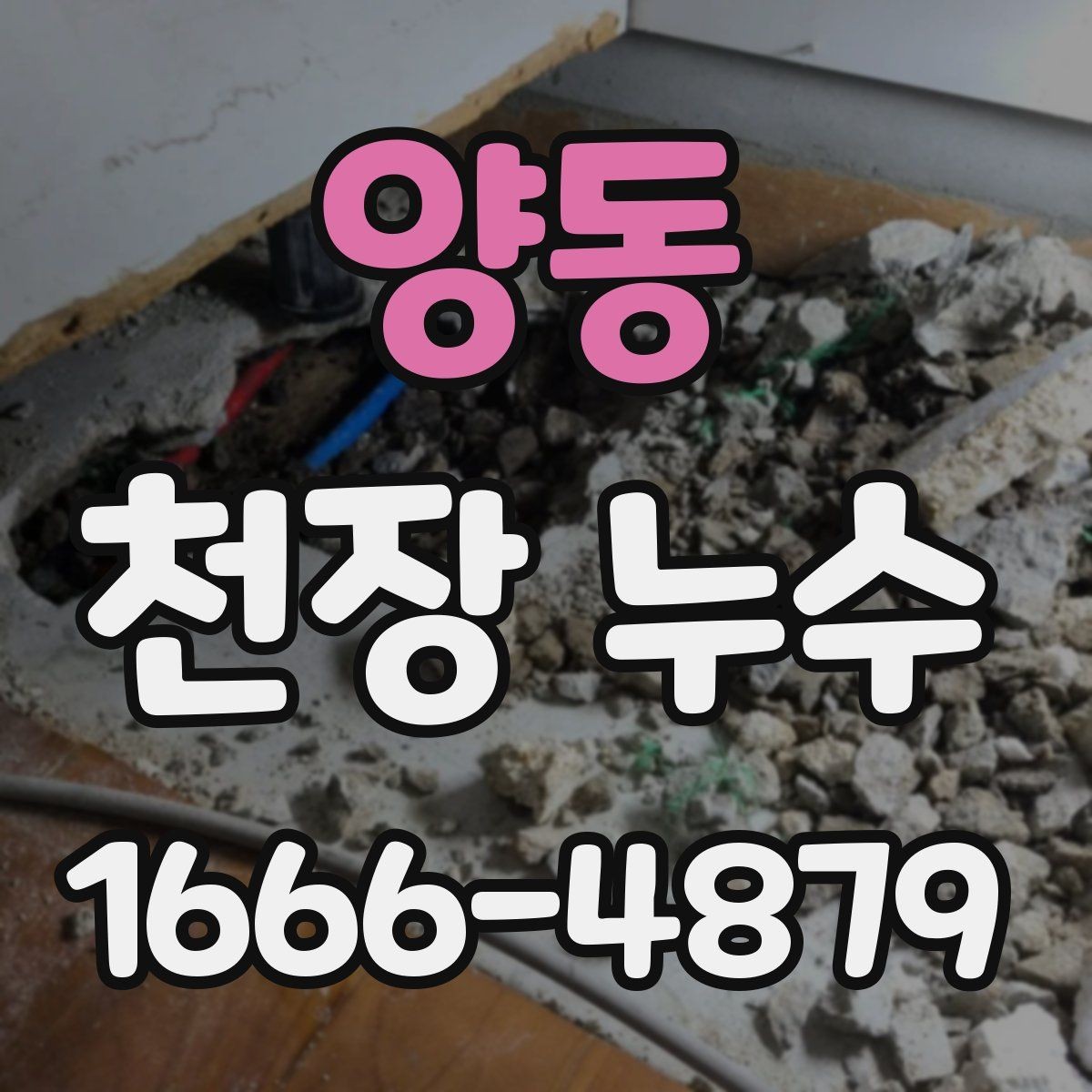 양동 천장 누수 천장 틈새로 물이 스며드는 상황 정리