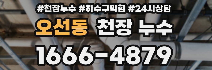 오선동 천장 누수
