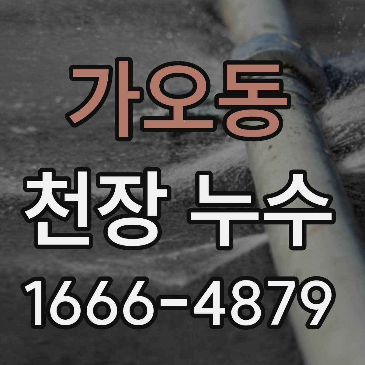 가오동 천장 누수 원인부터 잡아야 끝납니다