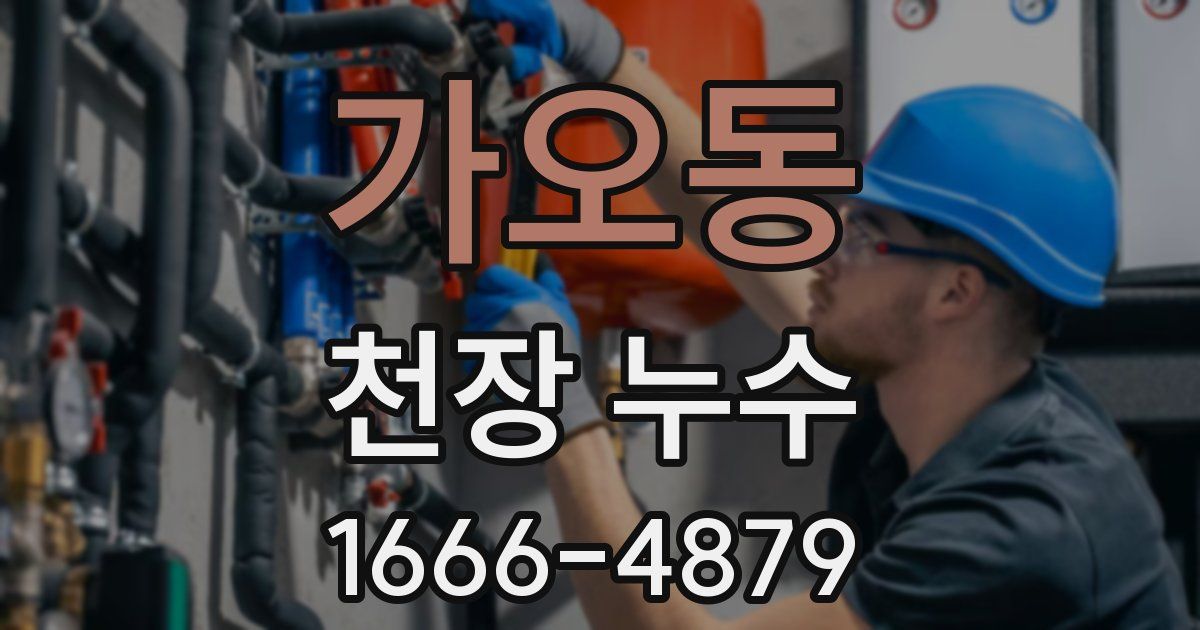 가오동 천장 누수