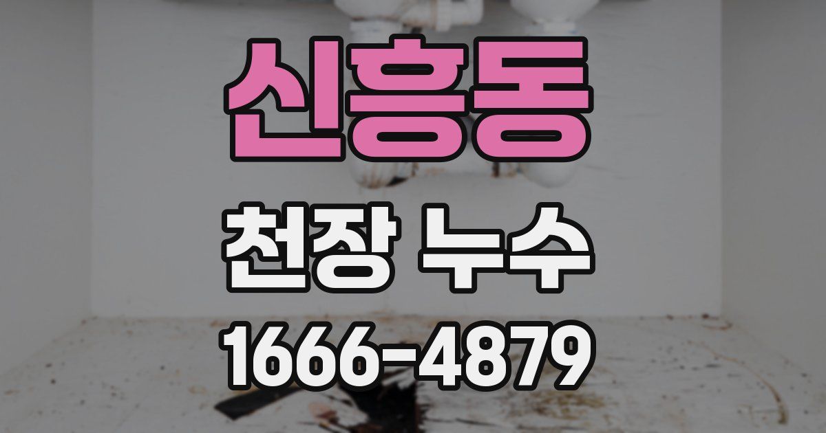 신흥동 천장 누수