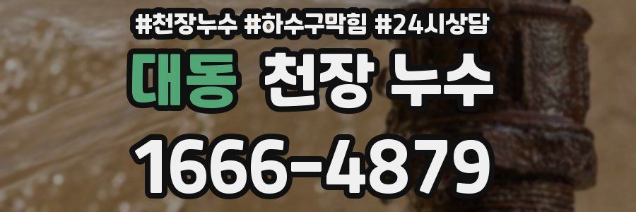 대동 천장 누수