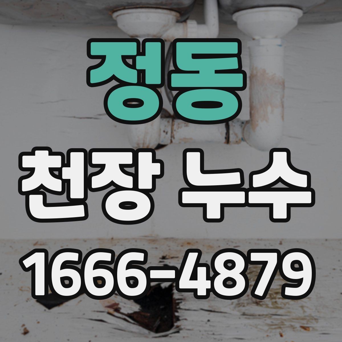 정동 천장 누수 배관 누수의 차이 정리