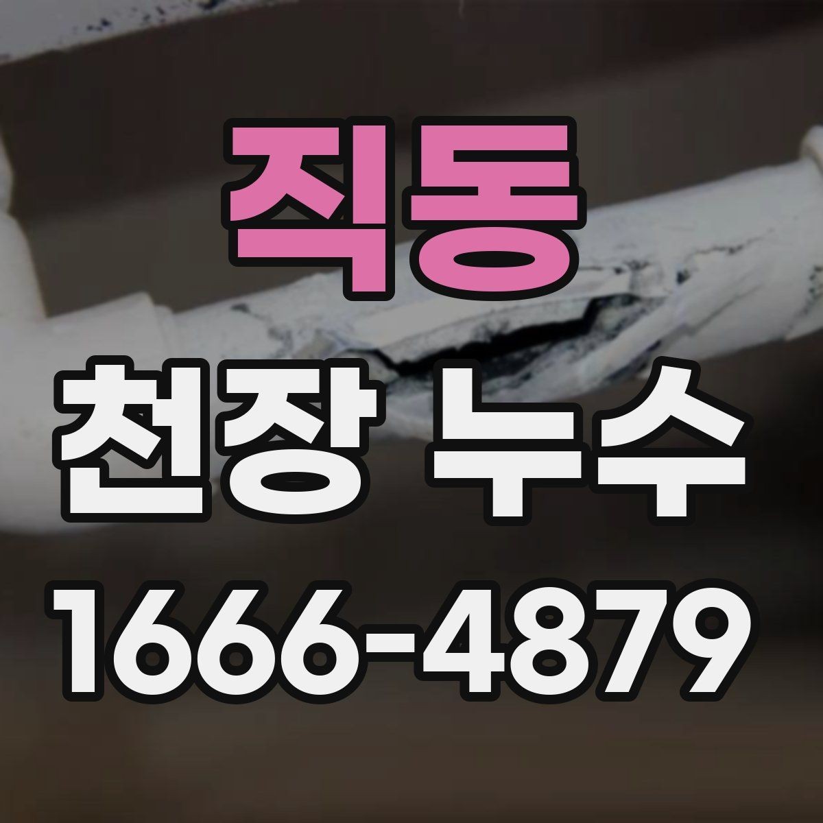 직동 천장 누수 벽까지 번지기 전 조치