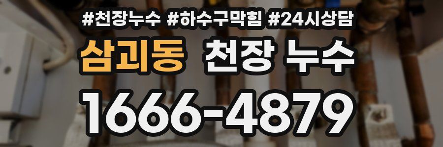 삼괴동 천장 누수