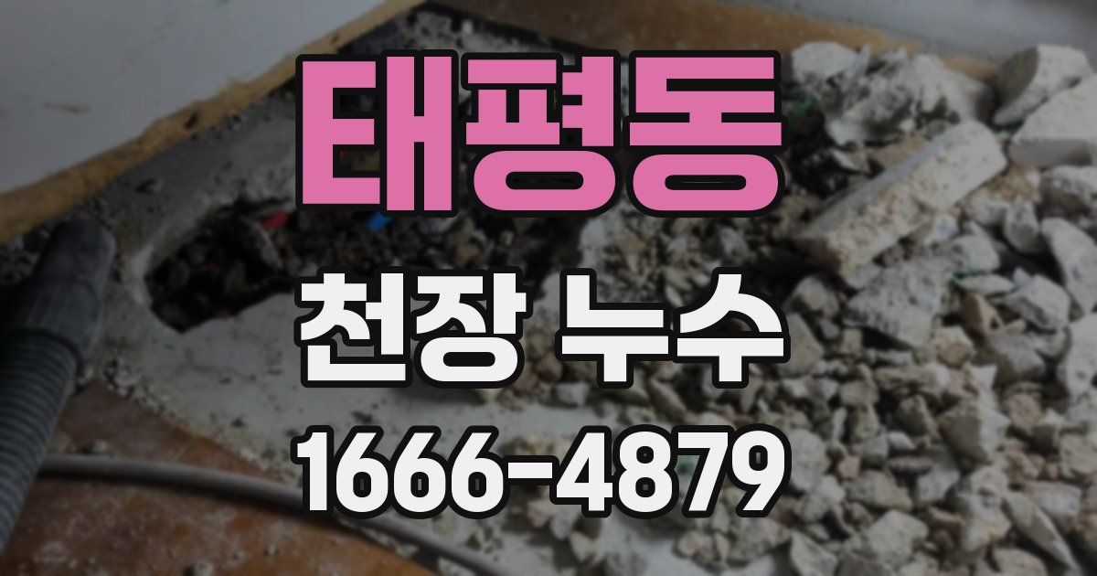 태평동 천장 누수