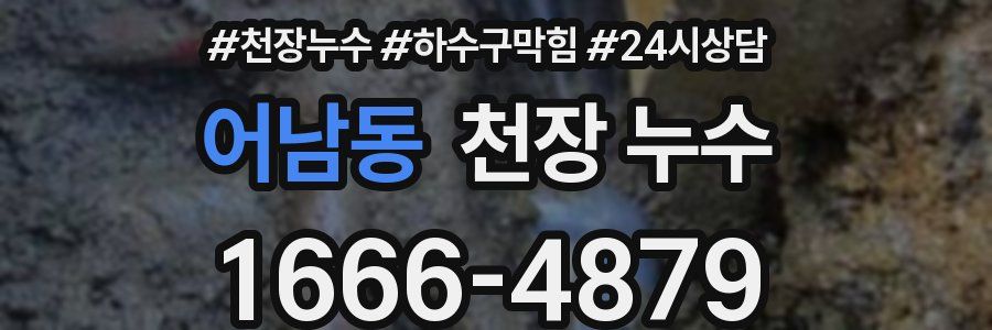 어남동 천장 누수