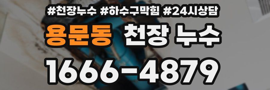 용문동 천장 누수