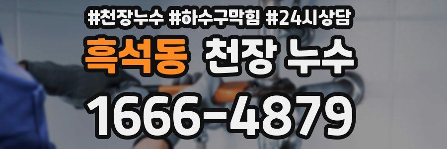 흑석동 천장 누수