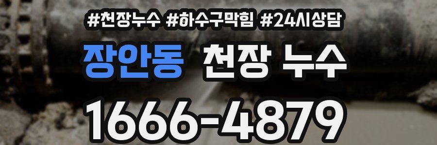 장안동 천장 누수