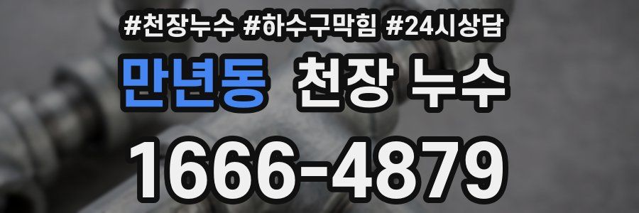 만년동 천장 누수