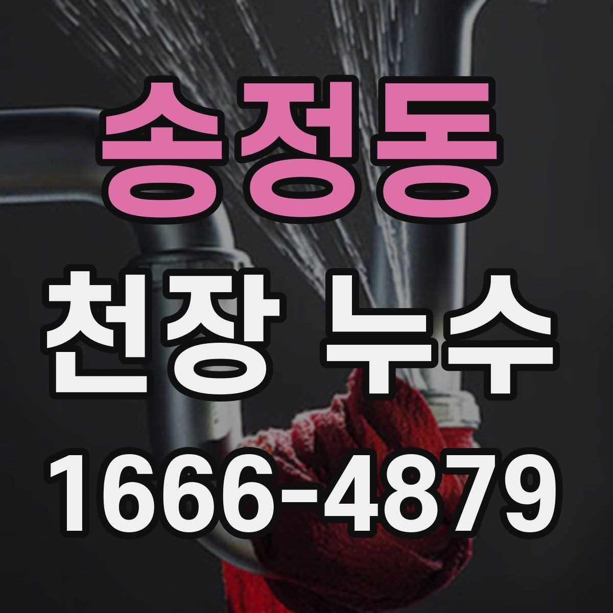송정동 천장 누수 욕조·샤워부스 주변 누수가 천장으로 번질 때