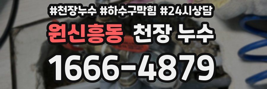 원신흥동 천장 누수