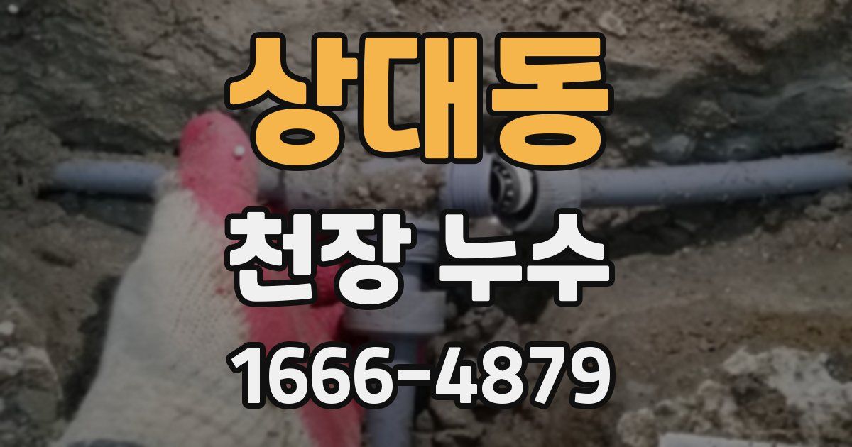 상대동 천장 누수