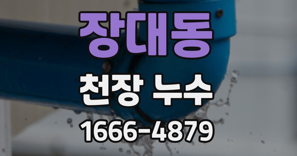 장대동 천장 누수