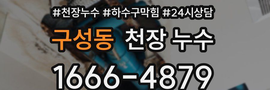 구성동 천장 누수