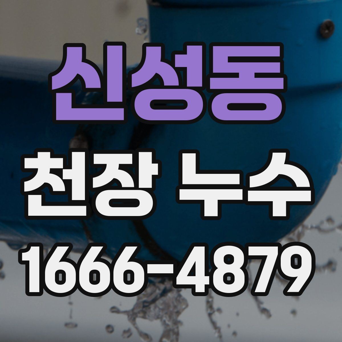 신성동 천장 누수 위층 욕실 공사 후 천장이 젖는다면