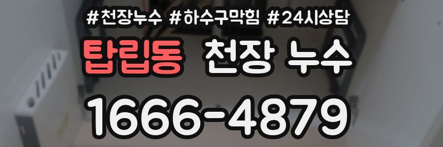 탑립동 천장 누수