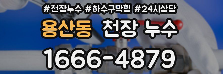 용산동 천장 누수