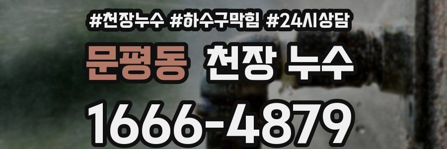 문평동 천장 누수