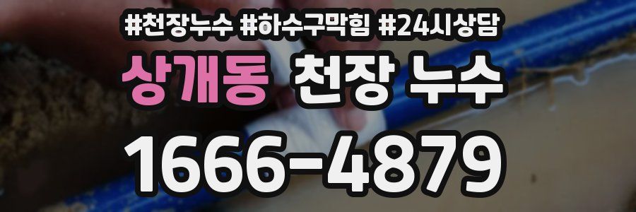 상개동 천장 누수