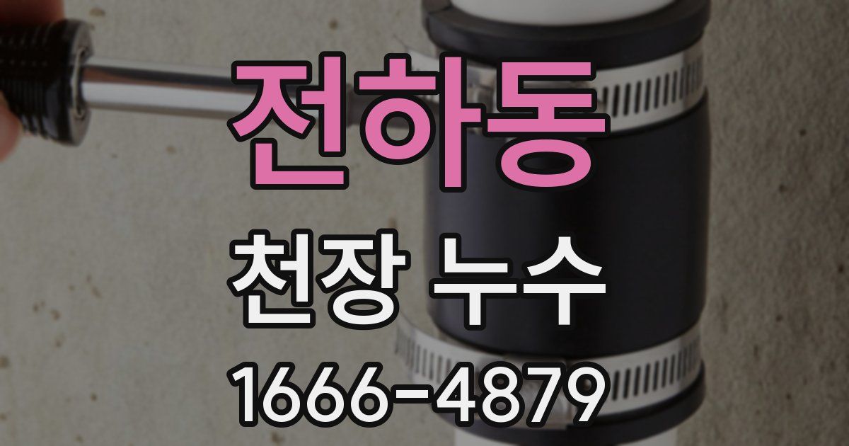 전하동 천장 누수