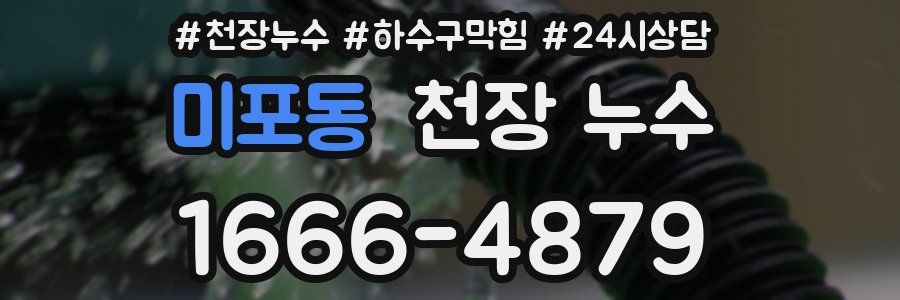 미포동 천장 누수