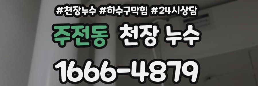 주전동 천장 누수