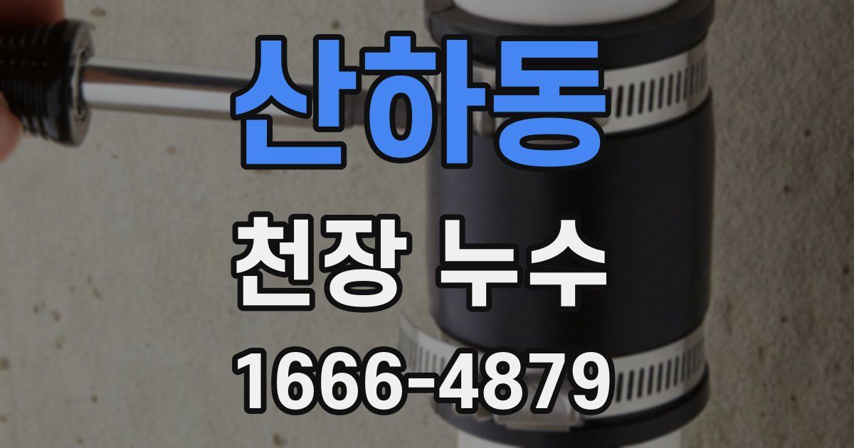 산하동 천장 누수