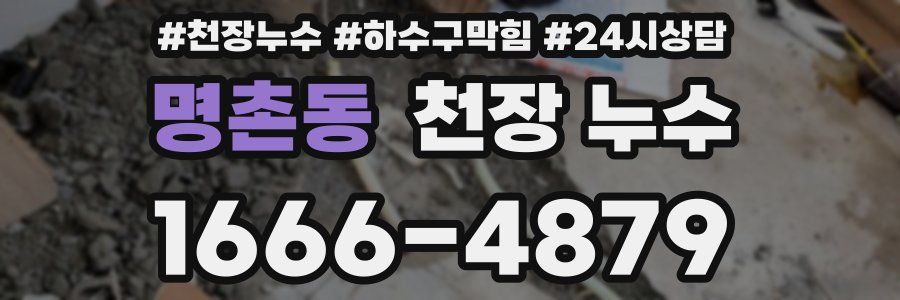 명촌동 천장 누수