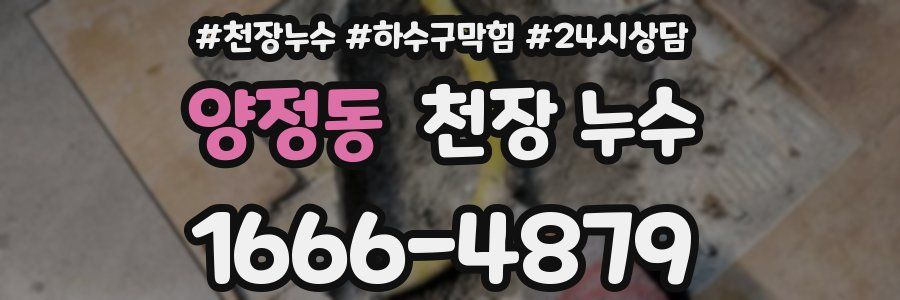 양정동 천장 누수