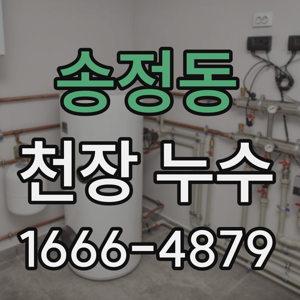 송정동 천장 누수