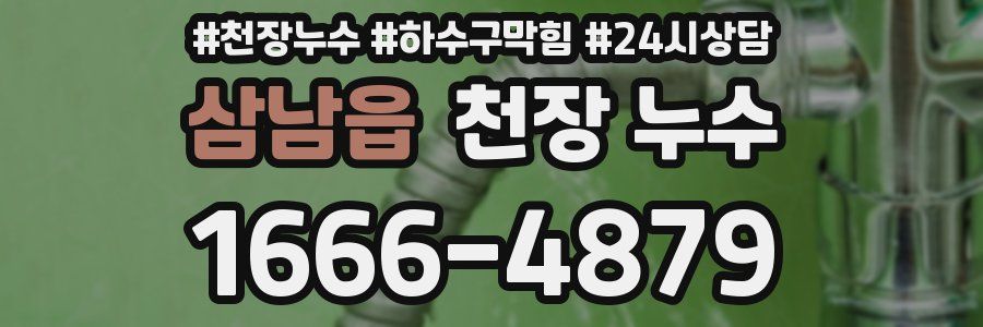 삼남읍 천장 누수