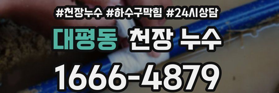 대평동 천장 누수