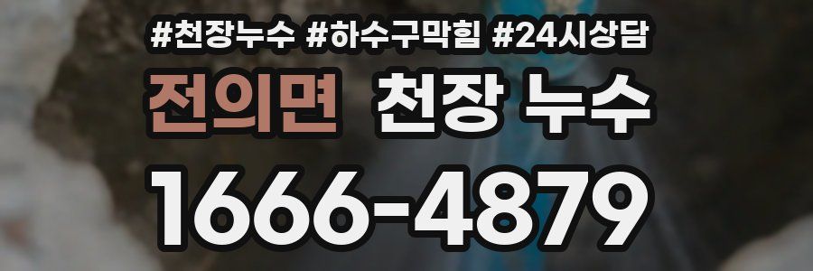 전의면 천장 누수